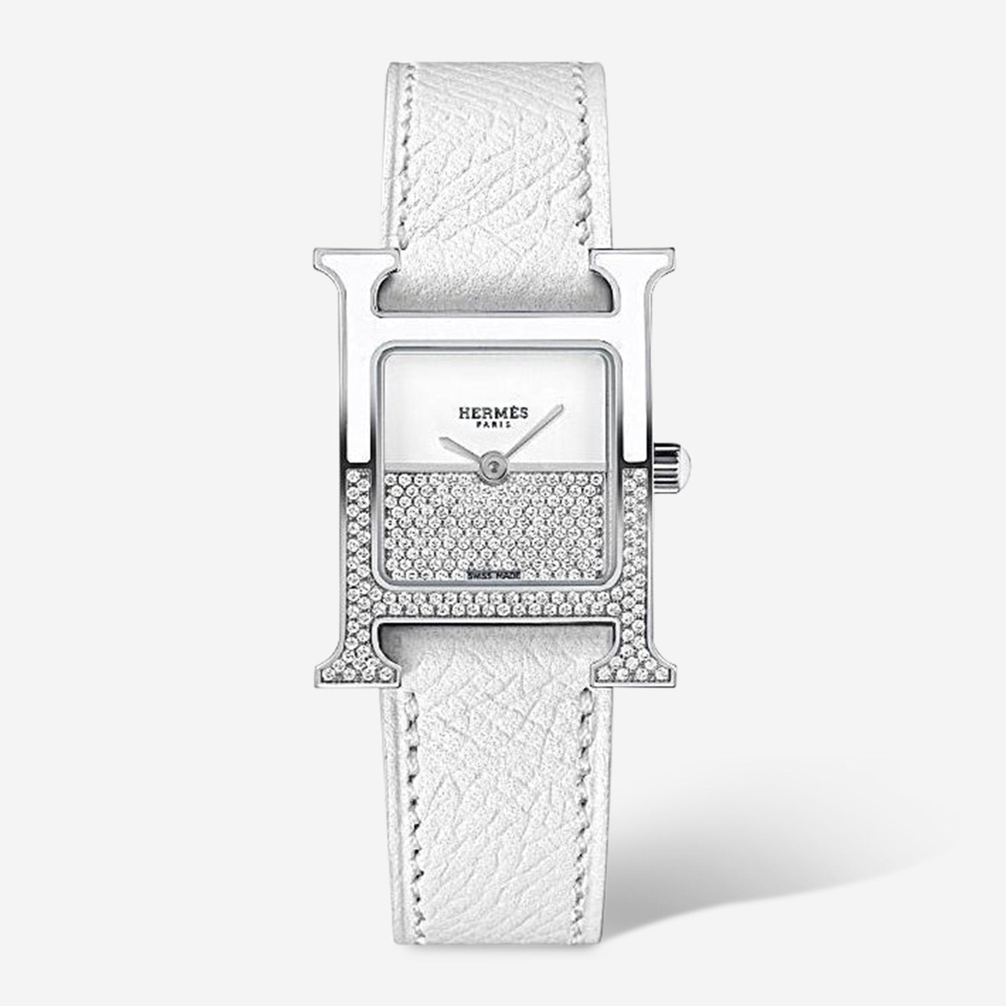 Hermès Heure H PM Stainless Steel Quartz Ladies Watch W046502WW00 - THE SOLIST - Hermès
