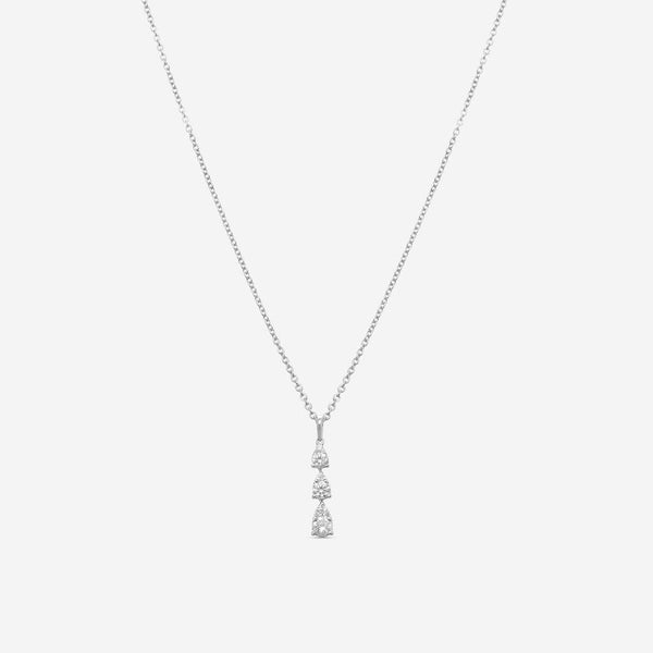 Ina Mar 14K White Gold Diamond Pendant Necklace PD32864-CS4WG
