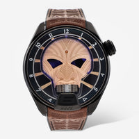 HYT Skull Black Titanium Manual Wind Men's Watch H01597 - THE SOLIST - HYT