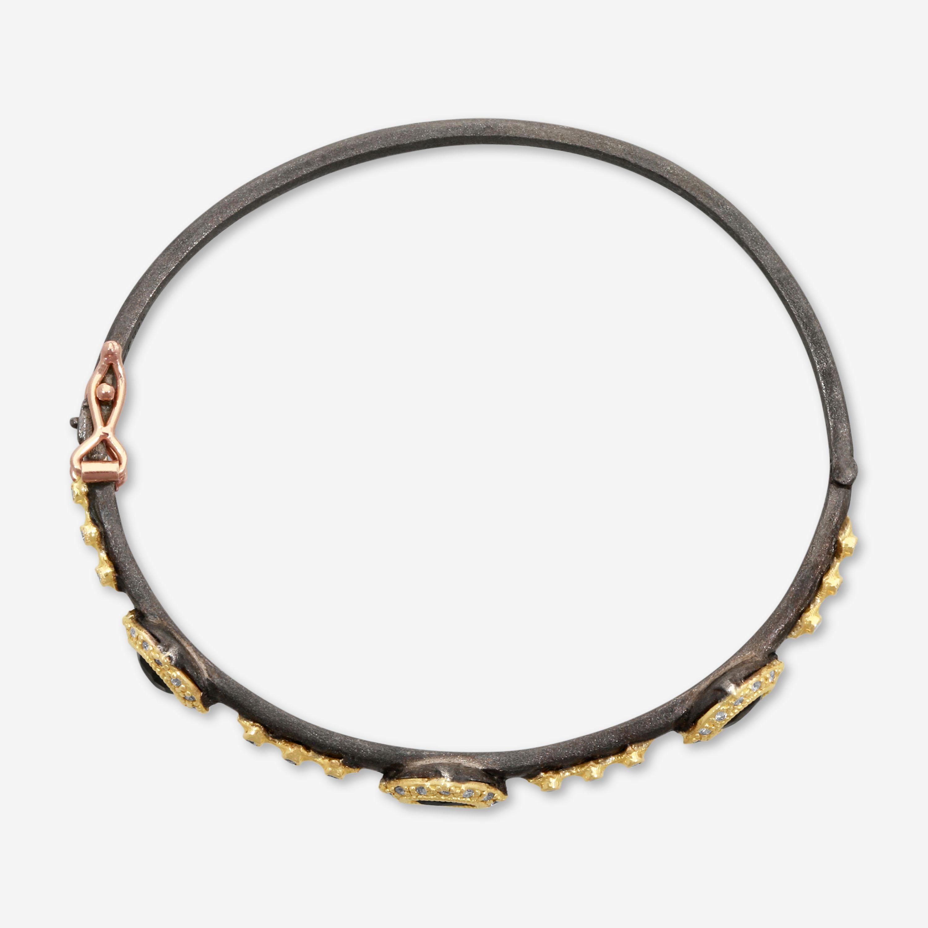 Armenta 18K Yellow Gold & Blackened Sterling Silver Multi-Stone Bracelet 15016