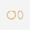 Ina Mar 14K Yellow Gold Diamond Round Hoop Earrings E1139B-FY-200F - THE SOLIST