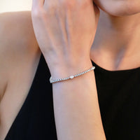 Ina Mar 14K White Gold Diamond 3.37ct.twd. Bracelet IMKGK35 - THE SOLIST - Ina Mar