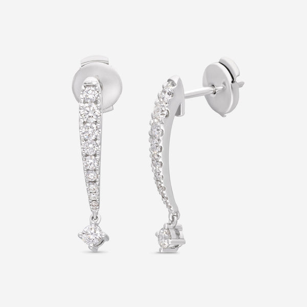 Ina Mar 14K White Gold, Diamonds 0.82ct. tw. Drop Earrings CN/566236 - THE SOLIST - Ina Mar