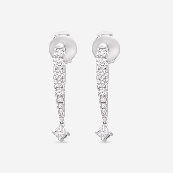 Ina Mar 14K White Gold, Diamonds 0.82ct. tw. Drop Earrings CN/566236 - THE SOLIST - Ina Mar