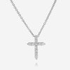 Ina Mar 18K White Gold, Diamond 0.28ct. tw. Cross Pendant Necklace K0610P43 - THE SOLIST - Ina Mar