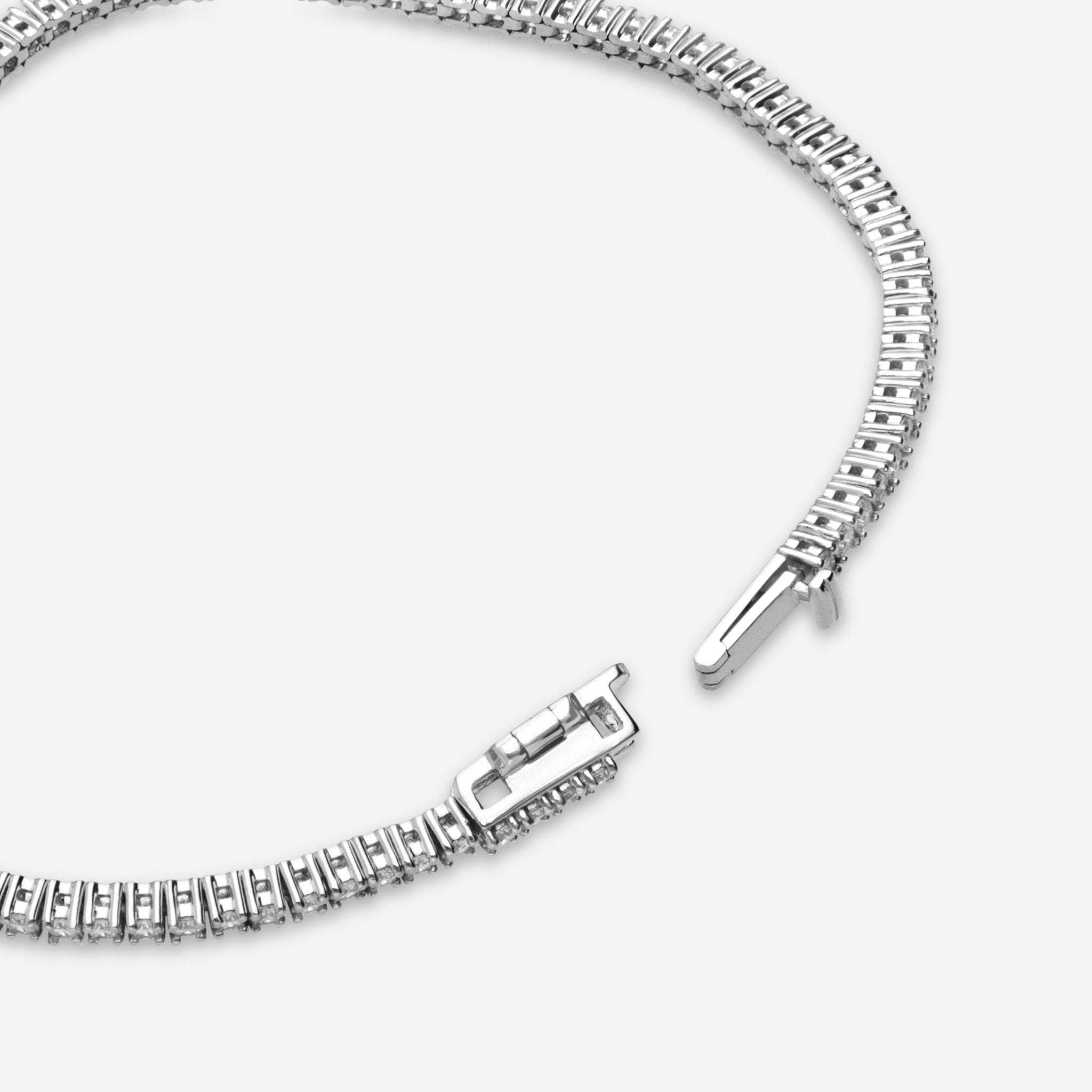 Ina Mar 18K White Gold, Diamond 2.10ct. twd. Tennis Bracelet K0214TB54 - THE SOLIST - Ina Mar