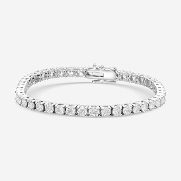 Ina Mar 18K White Gold Diamond 7.80ct.twd. Tennis Bracelet ALB - 14881 - THE SOLIST - Ina Mar