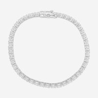 Ina Mar 18K White Gold Diamond 7.80ct.twd. Tennis Bracelet ALB - 14881 - THE SOLIST - Ina Mar