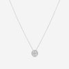 Ina Mar 18K White Gold Diamond Cluster Pendant APD - 17196 - THE SOLIST - Ina Mar