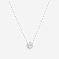 Ina Mar 18K White Gold Diamond Cluster Pendant APD - 17197 - THE SOLIST - Ina Mar