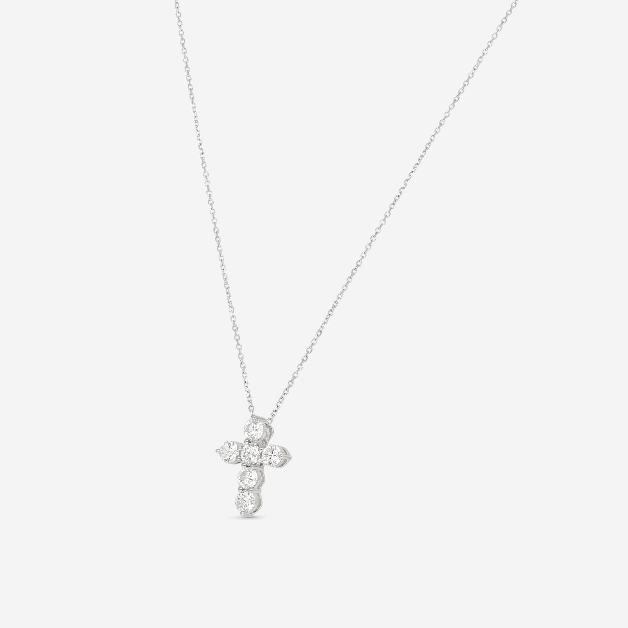 Ina Mar 18K White Gold Diamond Cross Pendant ACR - 15541 - 1 - THE SOLIST - Ina Mar