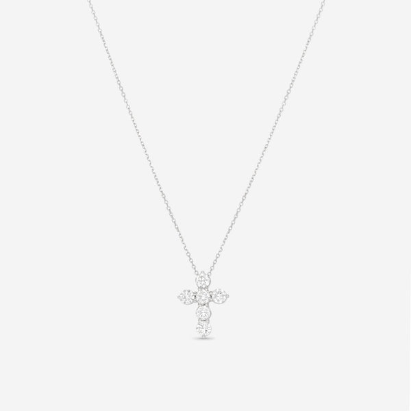 Ina Mar 18K White Gold Diamond Cross Pendant ACR - 15541 - 1 - THE SOLIST - Ina Mar