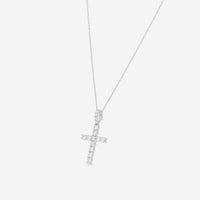 Ina Mar 18K White Gold Diamond Cross Pendant with Bale ACR - 12733 - THE SOLIST - Ina Mar