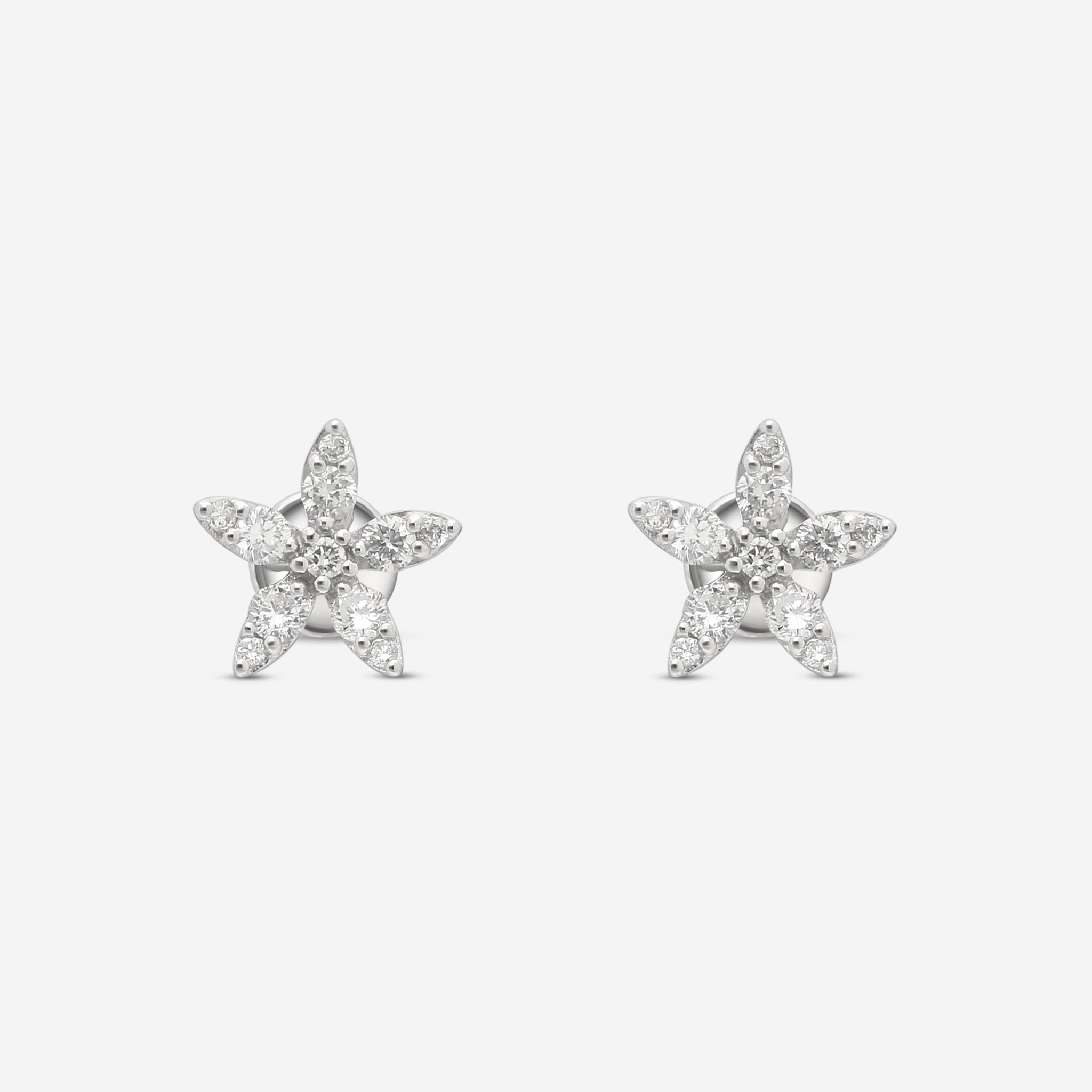 Ina Mar 18K White Gold Diamond Earrings AER - 15361 - THE SOLIST - Ina Mar