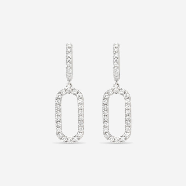 Ina Mar 18K White Gold Diamond Earrings AER - 17527 - THE SOLIST - Ina Mar