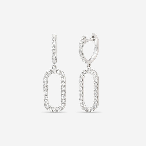 Ina Mar 18K White Gold Diamond Earrings AER - 17527 - THE SOLIST - Ina Mar