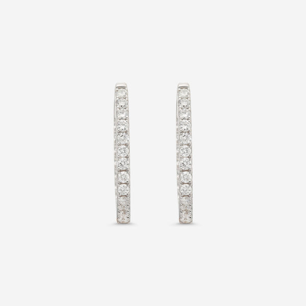 Ina Mar 18K White Gold Diamond Earrings AER - 18071 - THE SOLIST - Ina Mar