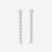 Ina Mar 18K White Gold Diamond Earrings AER - 19279 - THE SOLIST - Ina Mar