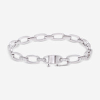 Ina Mar 18K White Gold Diamond Link Bracelet ALB - 17503 - THE SOLIST - Ina Mar