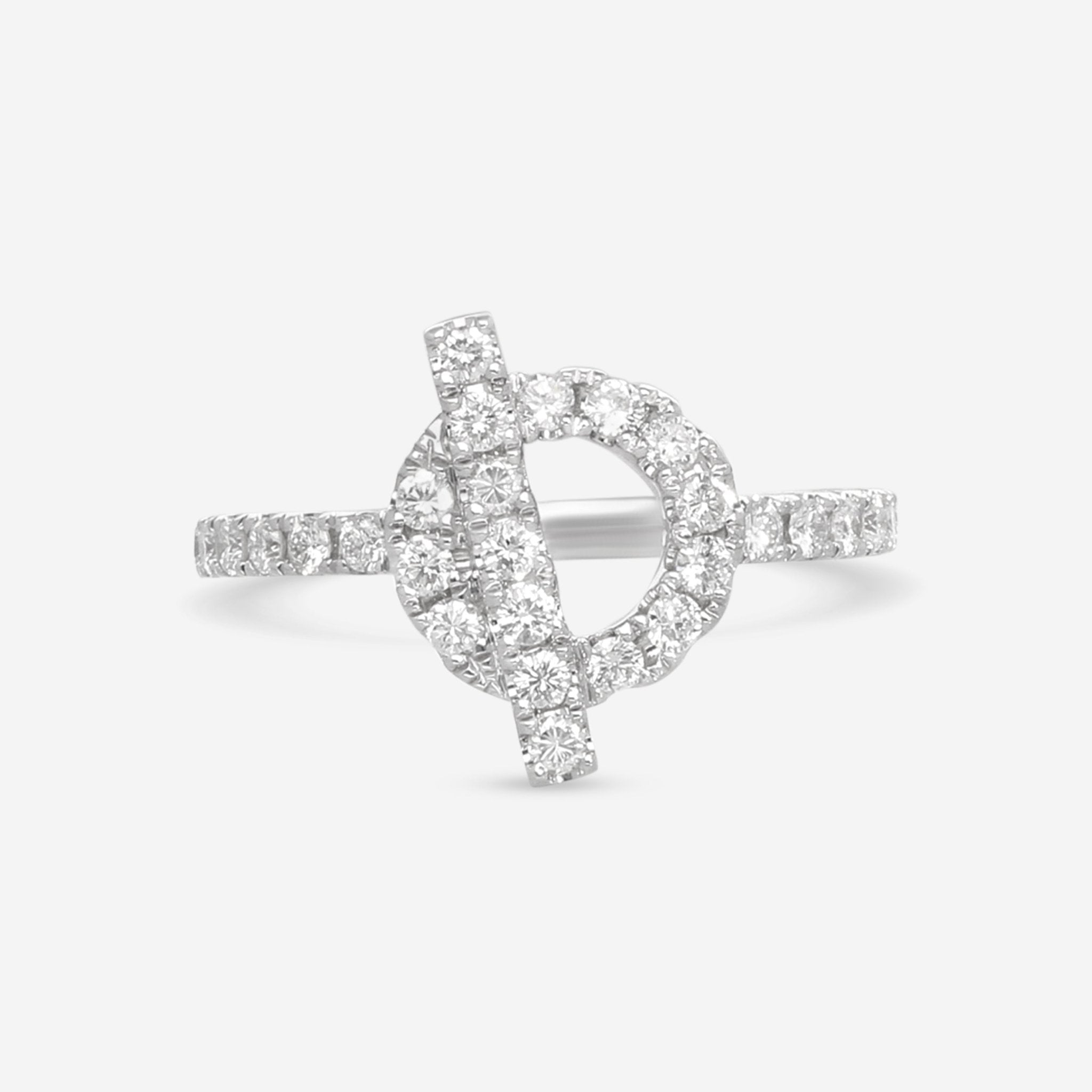 Ina Mar 18K White Gold Diamond Ring ALR - 19020 - THE SOLIST - Ina Mar