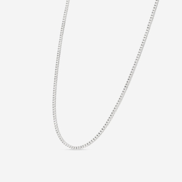 Ina Mar 18K White Gold Diamond Tennis Necklace ANK - 16483 - THE SOLIST - Ina Mar