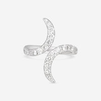 Ina Mar 18K White Gold Diamond Wrap Ring ALR - 16067 - THE SOLIST - Ina Mar