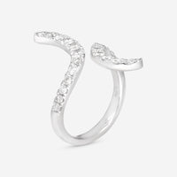 Ina Mar 18K White Gold Diamond Wrap Ring ALR - 16067 - THE SOLIST - Ina Mar