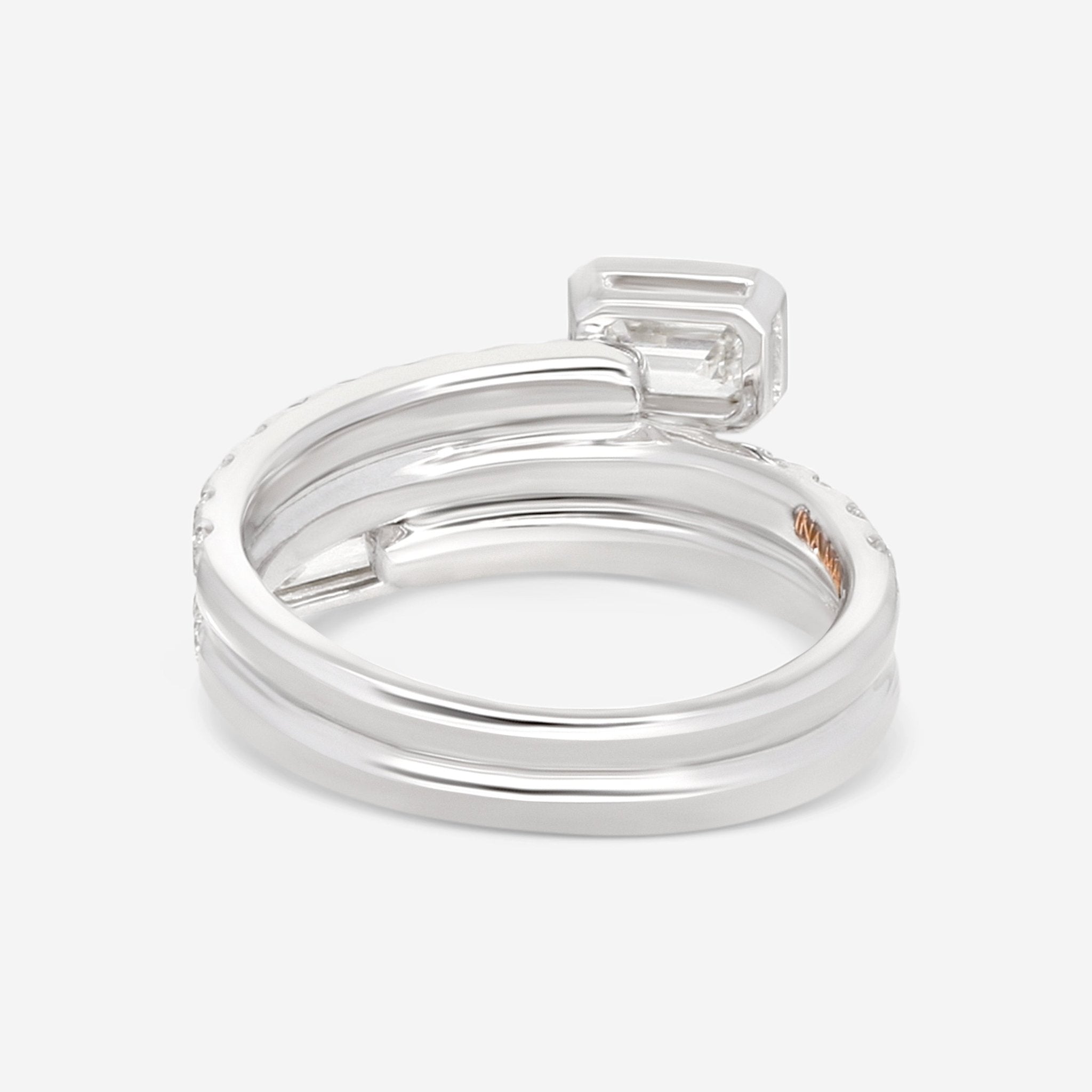 Ina Mar 18K White Gold Diamond Wrap Ring ALR - 19120 - THE SOLIST - Ina Mar