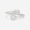 Ina Mar 18K White Gold Diamond Wrap Ring ALR - 19544 - THE SOLIST - Ina Mar