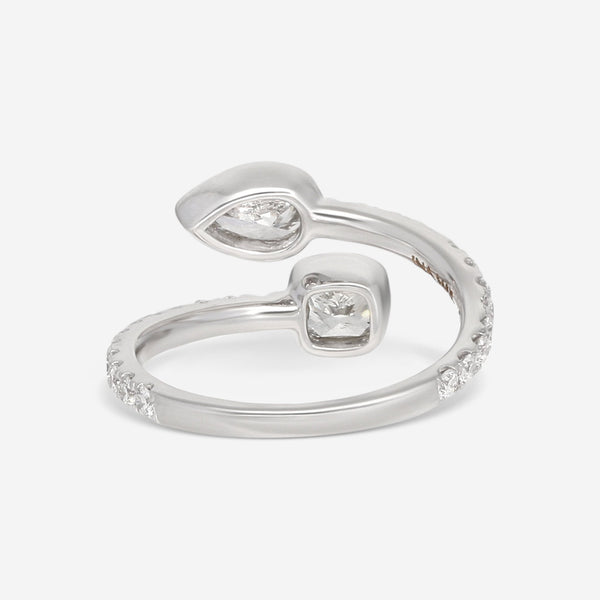 Ina Mar 18K White Gold Diamond Wrap Ring ALR - 19545 - THE SOLIST - Ina Mar