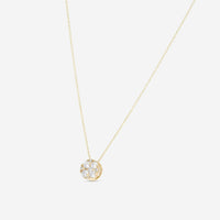 Ina Mar 18K Yellow Gold Diamond Cluster Pendant APD - 17196 - Y - THE SOLIST - Ina Mar