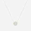 Ina Mar 18K Yellow Gold Diamond Cluster Pendant APD - 17197 - Y - THE SOLIST - Ina Mar