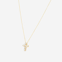 Ina Mar 18K Yellow Gold Diamond Cross Pendant ACR - 15540 - Y - THE SOLIST - Ina Mar