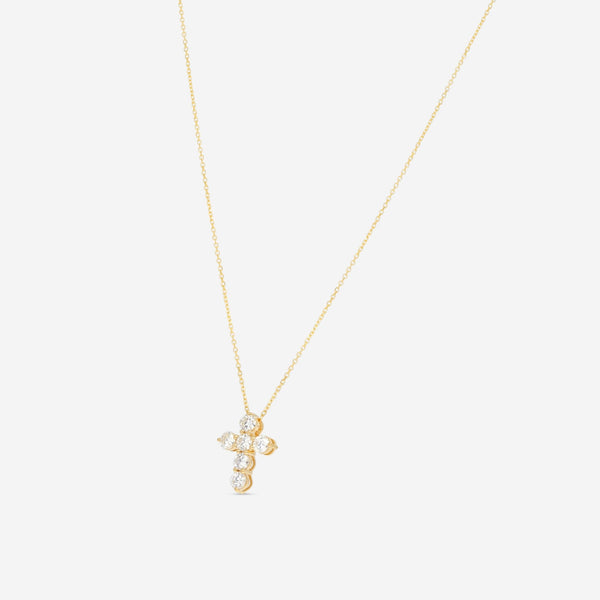 Ina Mar 18K Yellow Gold Diamond Cross Pendant ACR - 15540 - Y - THE SOLIST - Ina Mar