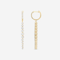 Ina Mar 18K Yellow Gold Diamond Earrings AER - 14725 - Y - THE SOLIST - Ina Mar