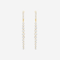 Ina Mar 18K Yellow Gold Diamond Earrings AER - 14725 - Y - THE SOLIST - Ina Mar