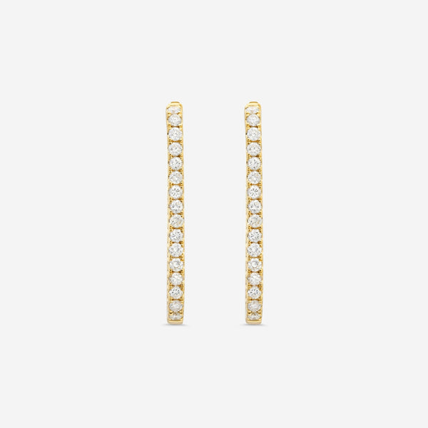 Ina Mar 18K Yellow Gold Diamond Earrings AER - 18068 - Y - THE SOLIST - Ina Mar