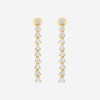 Ina Mar 18K Yellow Gold Diamond Earrings AER - 19279 - Y - THE SOLIST - Ina Mar