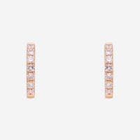 Ina Mar 18K Yellow Gold Diamond Huggie Earrings AER - 16273 - Y - THE SOLIST - Ina Mar