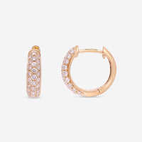 Ina Mar 18K Yellow Gold Diamond Huggie Earrings AER - 17412 - Y - THE SOLIST - Ina Mar