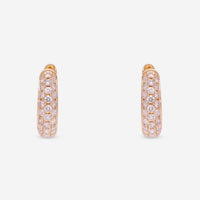 Ina Mar 18K Yellow Gold Diamond Huggie Earrings AER - 17412 - Y - THE SOLIST - Ina Mar