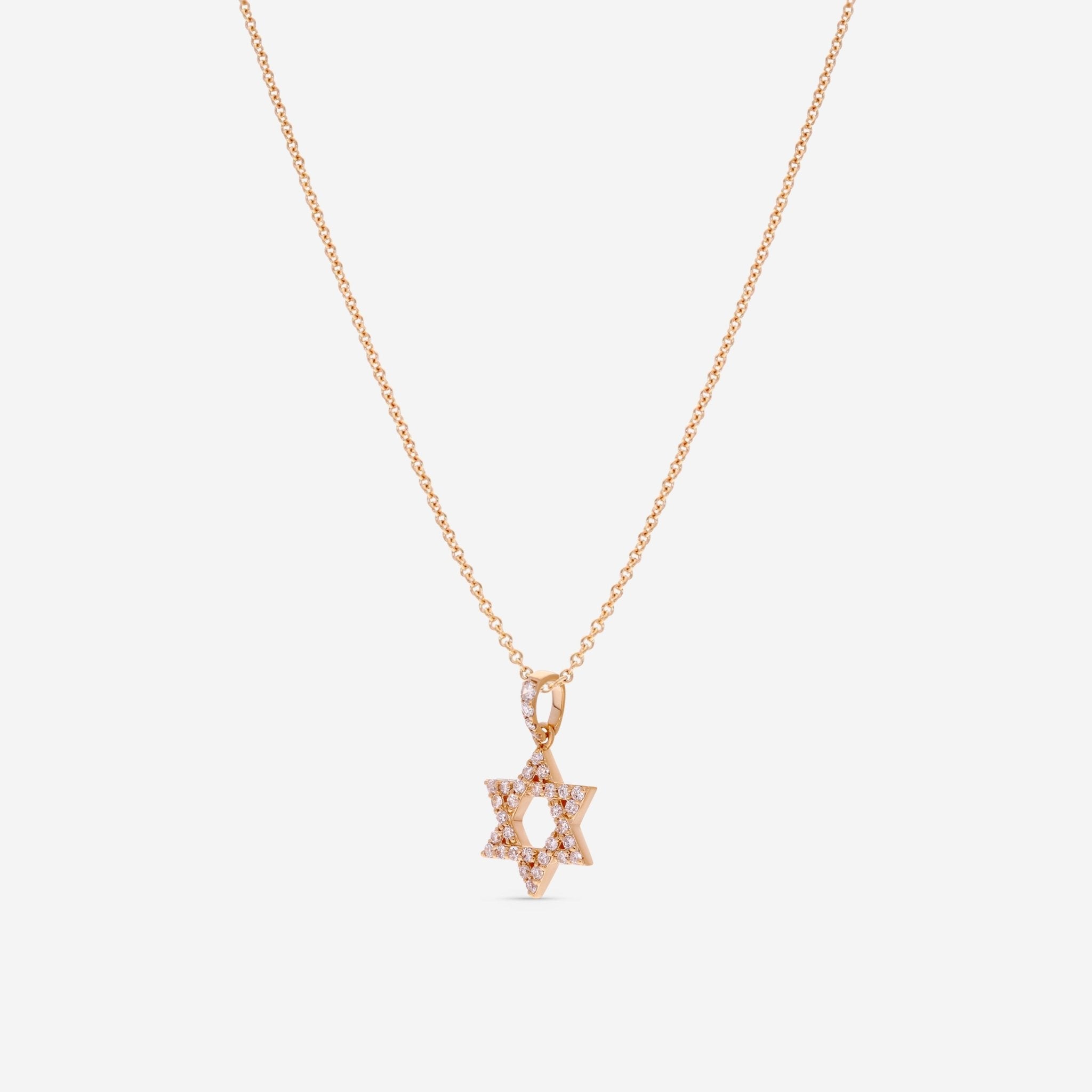 Ina Mar 18K Yellow Gold Diamond Star of David Pendant APD - 19463 - Y - THE SOLIST - Ina Mar