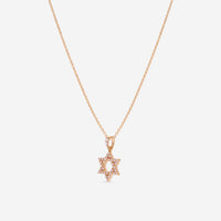 Ina Mar 18K Yellow Gold Diamond Star of David Pendant APD - 19463 - Y - THE SOLIST - Ina Mar