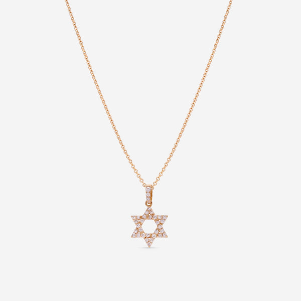 Ina Mar 18K Yellow Gold Diamond Star of David Pendant APD - 19463 - Y - THE SOLIST - Ina Mar