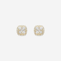 Ina Mar 18K Yellow Gold Diamond Stud Earrings AER - 12223 - Y - THE SOLIST - Ina Mar