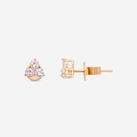 Ina Mar 18K Yellow Gold Diamond Stud Earrings AER - 19873 - Y - THE SOLIST - Ina Mar