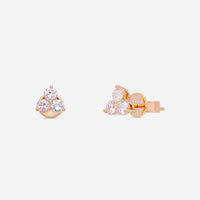 Ina Mar 18K Yellow Gold Diamond Stud Earrings AER - 19873 - Y - THE SOLIST - Ina Mar