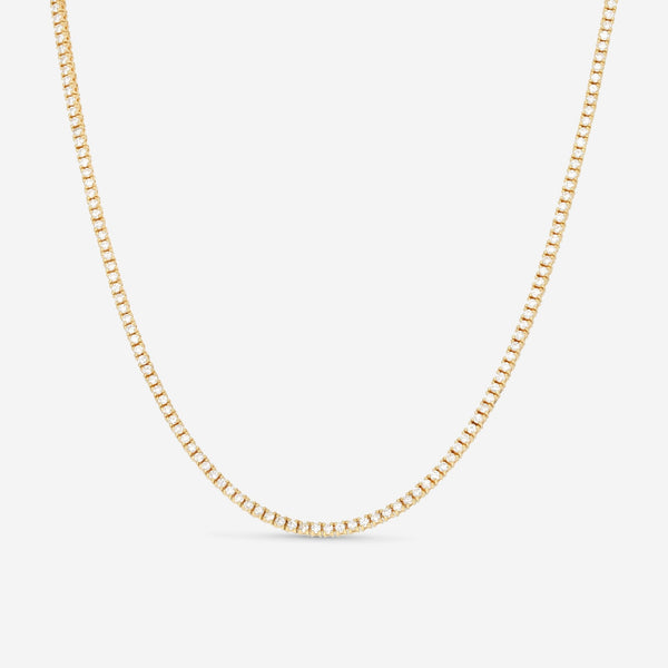 Ina Mar 18K Yellow Gold Diamond Tennis Necklace ANK - 16483 - Y - THE SOLIST - Ina Mar