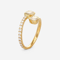 Ina Mar 18K Yellow Gold Diamond Wrap Ring ALR - 19544 - Y - THE SOLIST - Ina Mar