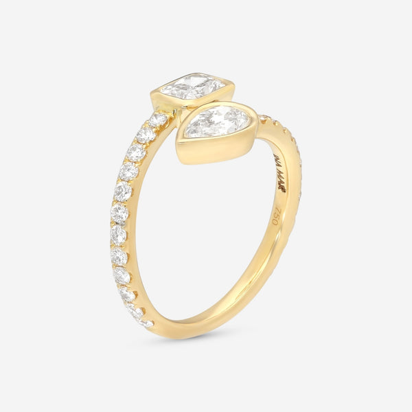 Ina Mar 18K Yellow Gold Diamond Wrap Ring ALR - 19546 - Y - THE SOLIST - Ina Mar